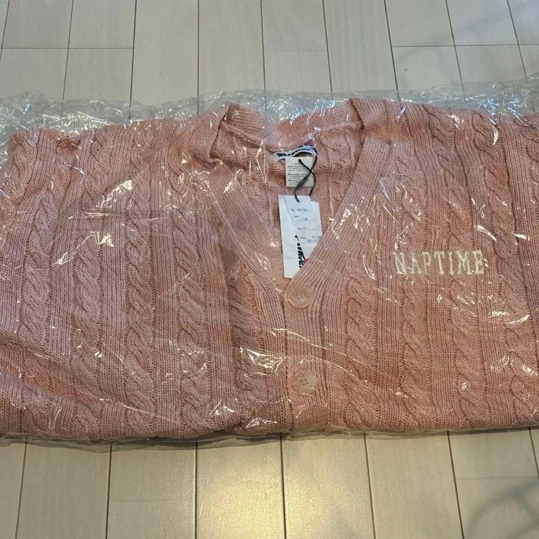 naptime カーディガン ピンク