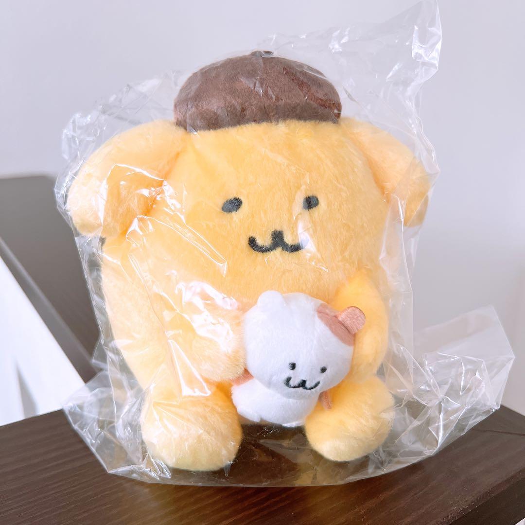 ナガノ　サンリオキャラクターズ　ポムポムプリン　ペアぬいぐるみ