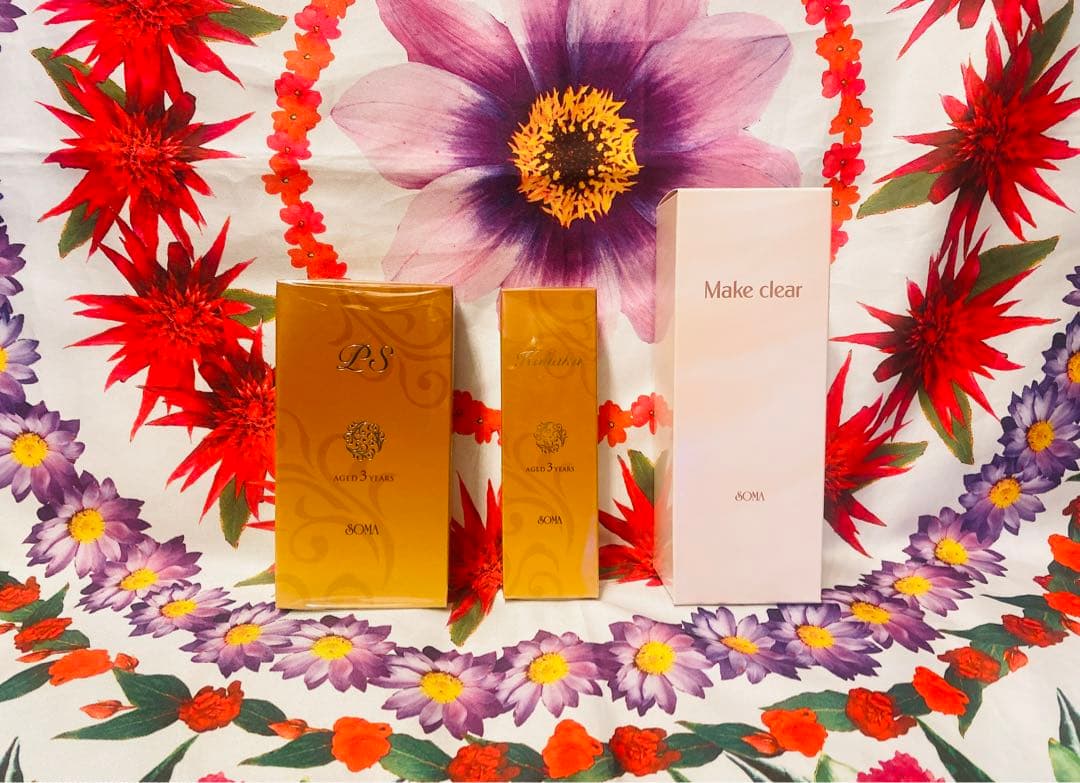 きょうこ【正規品】ソーマ化粧品★メイククリア+琥珀セット