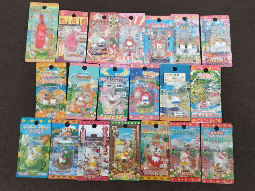 Hello Kitty ハローキティ 愛知限定ファスナーストラップ 20種セット