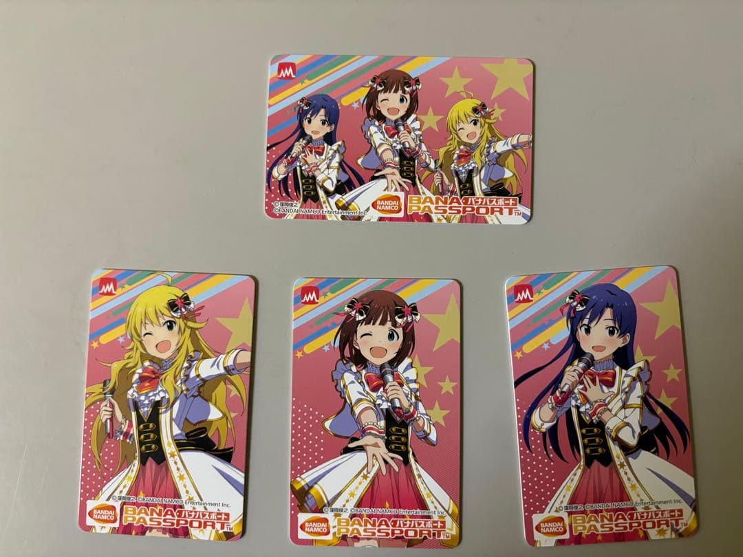 アイドルマスター 15周年記念限定バナパスポートカード 第1弾全種