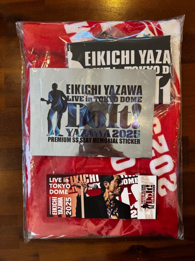 矢沢永吉　東京ドーム　Do It　PSS席特典セット 矢沢永吉 東京ドームDo It PSS席限定特典 非売品 使用済チケットつき