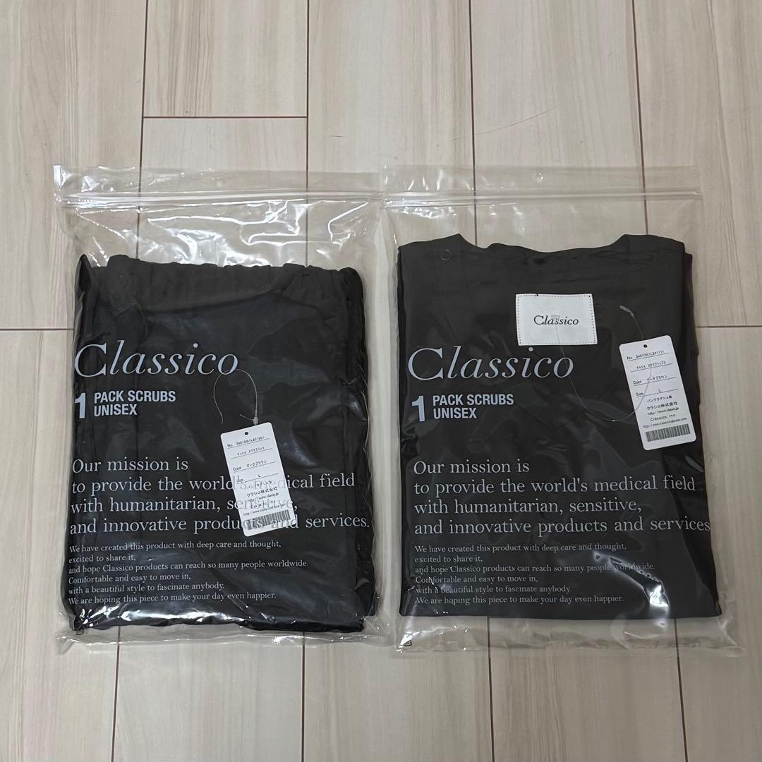 クラシコ Classico PACKスクラブトップス(男女兼用)