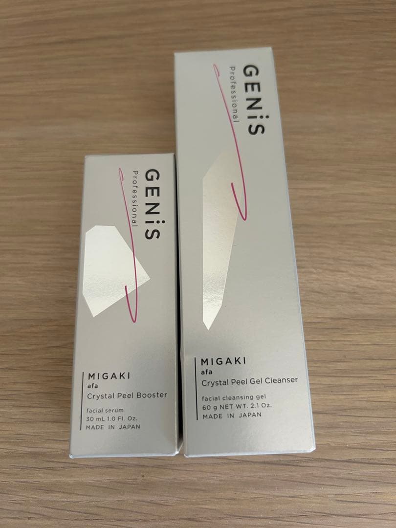 新品::GENiS MIGAKI クリスタルピーリング&クレンザーセット
