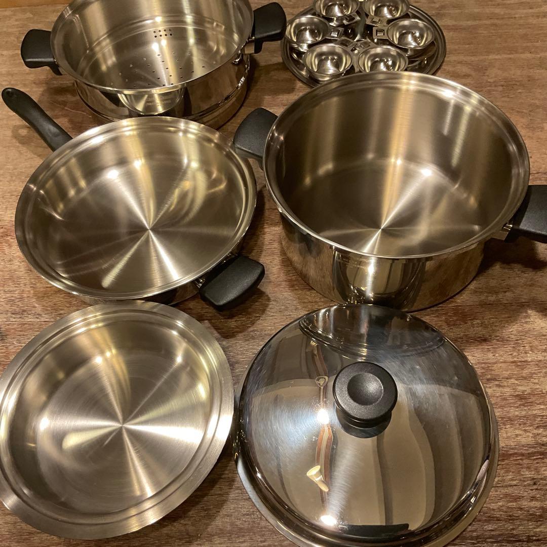 極美品！Amway アムウェイ 鍋 セット 高級 フライパン シチューパン IH