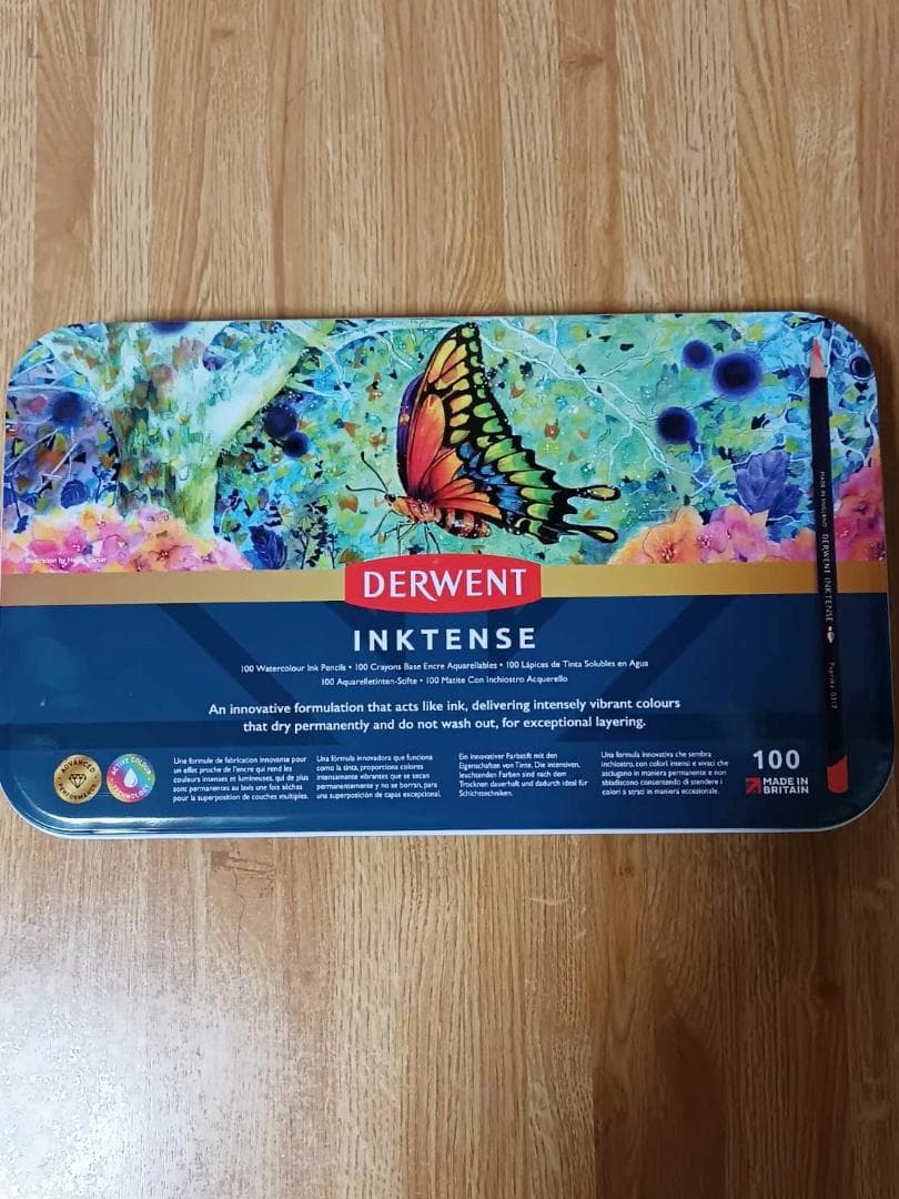 ダーウェント　インクテンス　100色セット　水彩色鉛筆