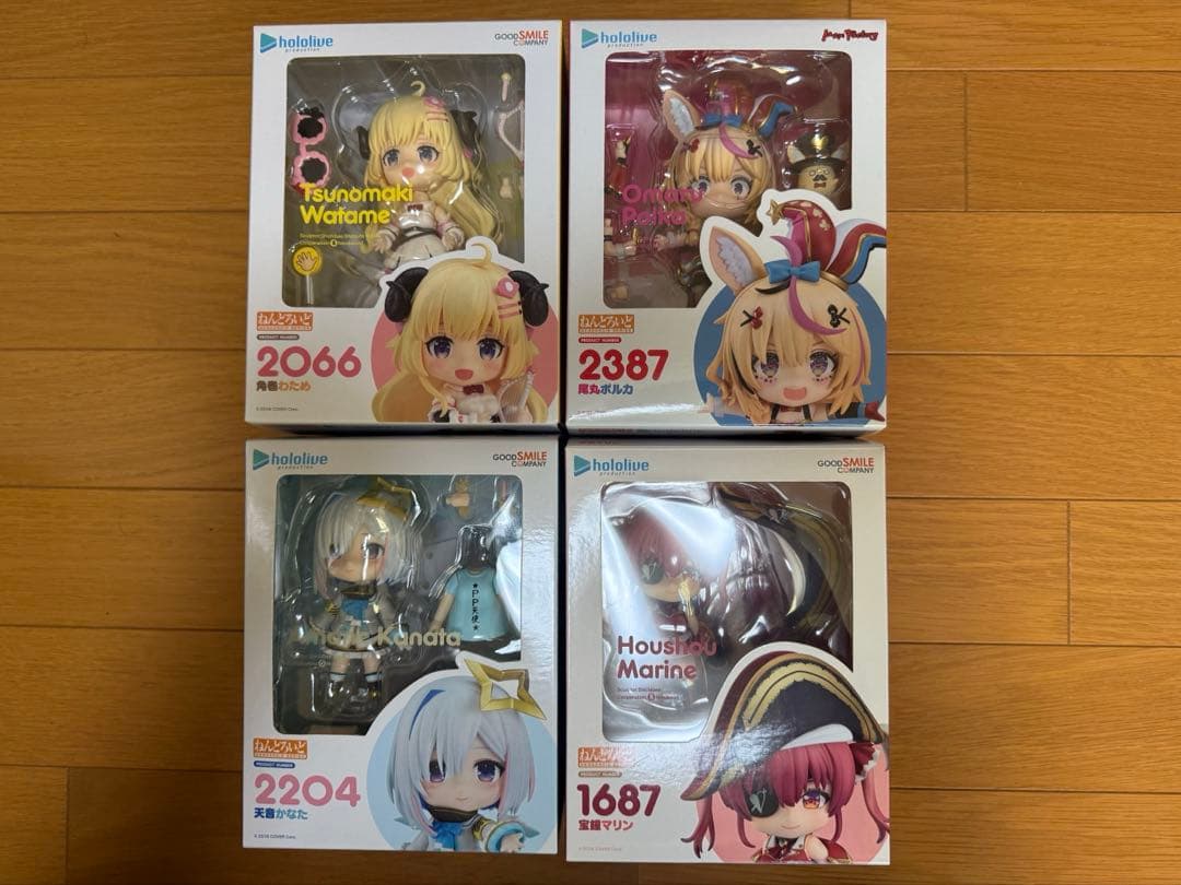 ねんどろいど　ホロライブ４体セット 天音かなた他 ホロライブ』4期生・天音かなたがねんどろいどでフィギュア化！☆PP