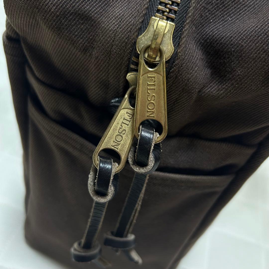 旧タグ 廃盤色】Filson ラギッドツイル トートバッグ ジッパー USA製