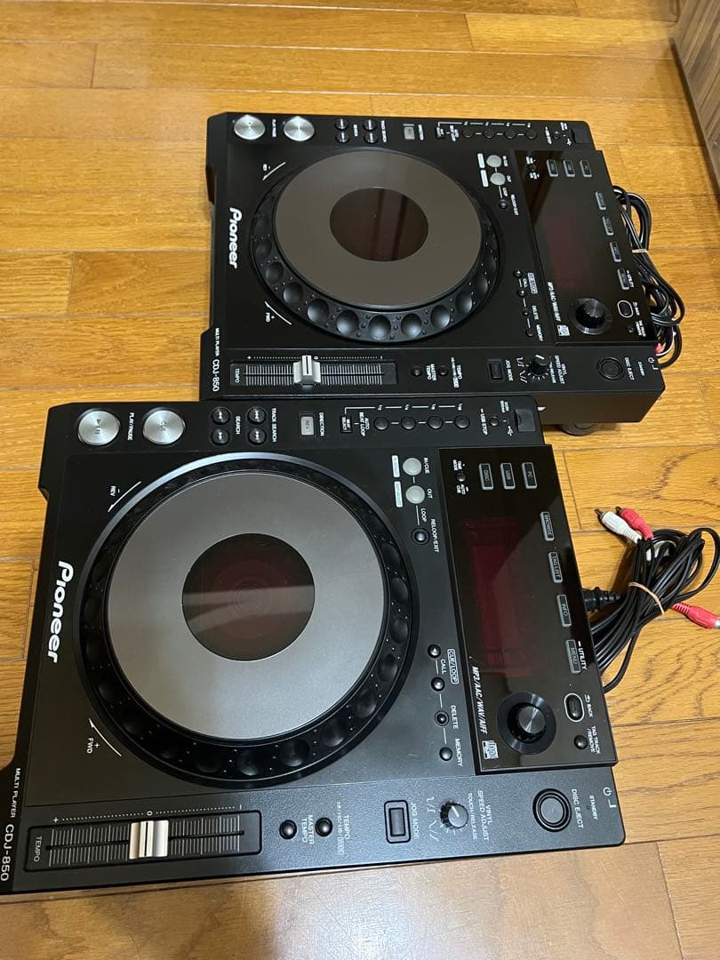 Pioneer CDJ-850 ブラック 2台セット 美品 動作確認済 Pioneer CDJ-850 Black Pro DJ Multi Player Digital Turntable CDJ850