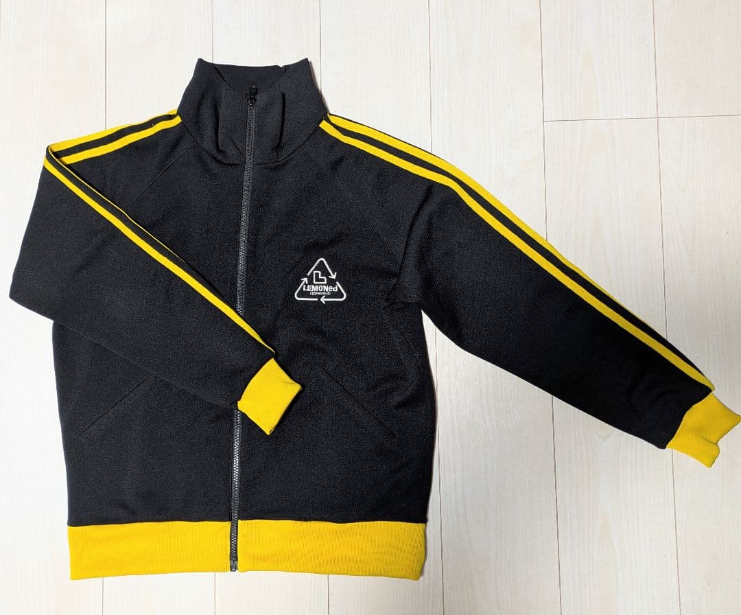 hide LEMONeD ジップアップジャージ サイズ3 黒/黄色