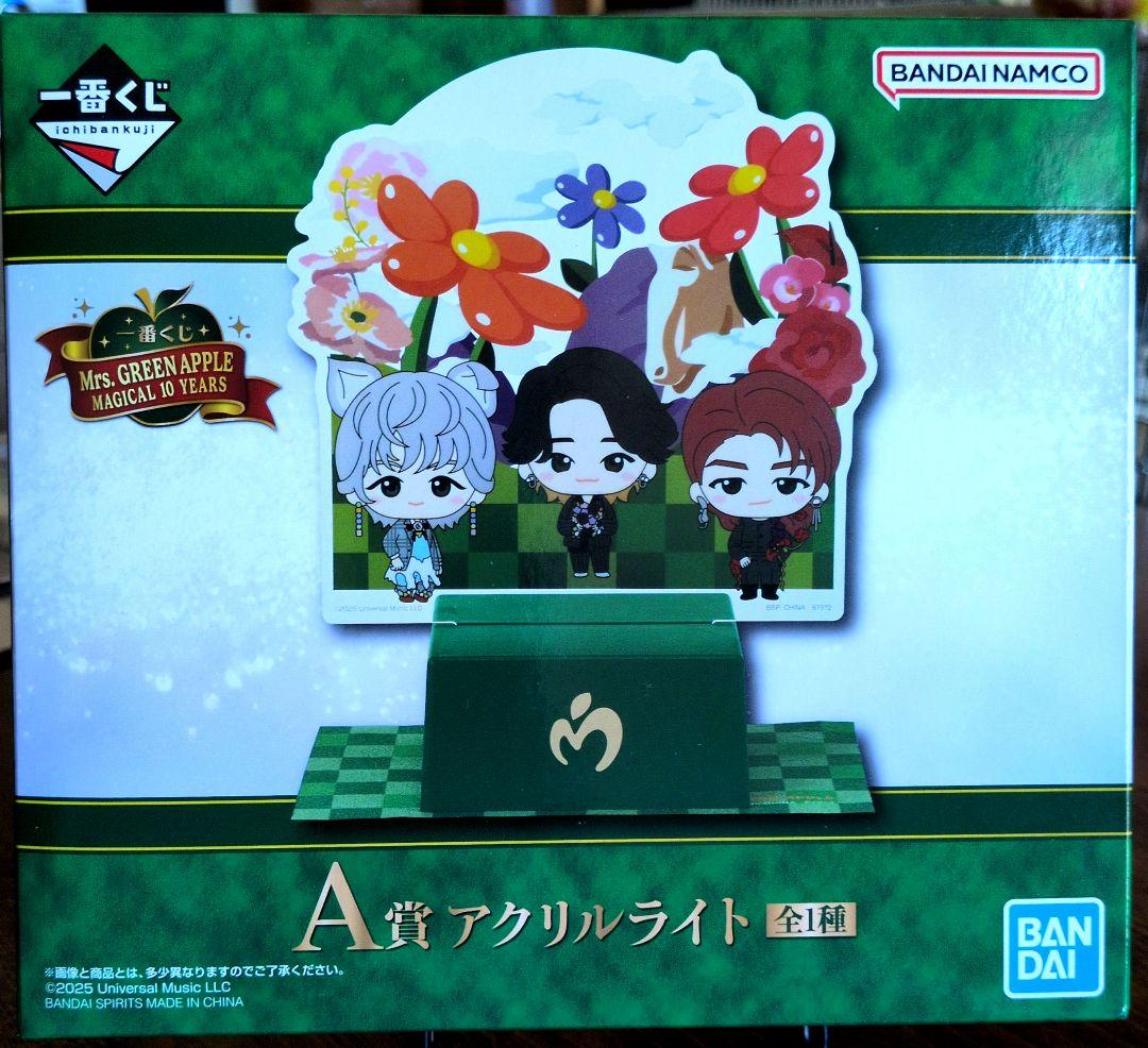 ミセス・グリーン・アップル 一番くじ A賞 アクリルライト！ - メルカリ
