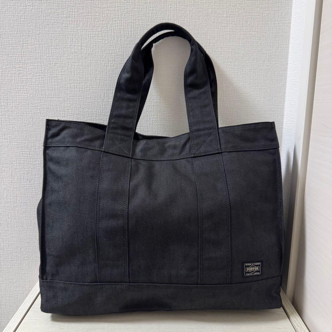 【新品同様】PORTER ポーター スモーキー トートバッグ （L）　ブラック SMOKY(スモーキー) TOTE BAG(L) | 吉田カバンホームページ | YOSHIDA & Co.