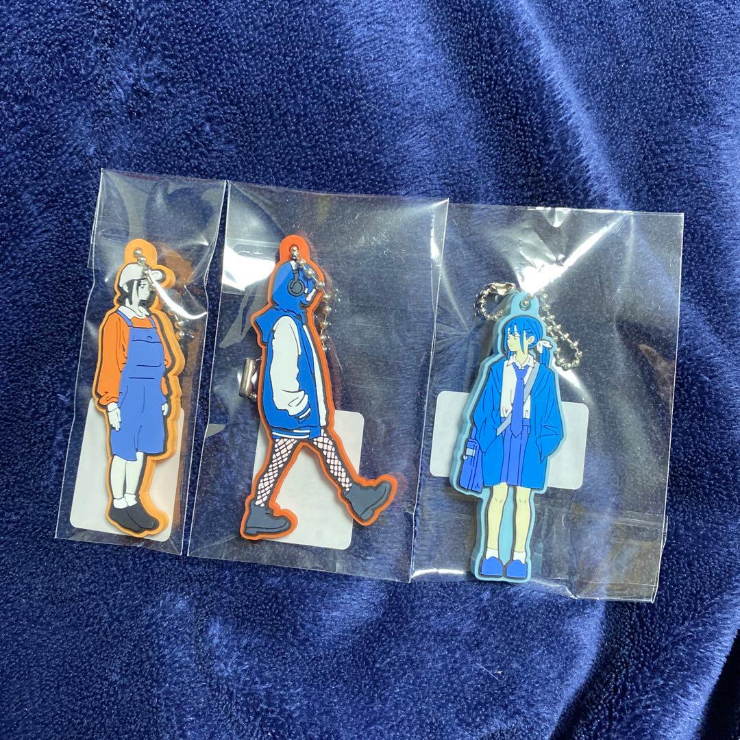 PEOPLE1 MVキーホルダー 3点セット MV主人公 RUBBER KEYCHAIN / 鈴々 | TOoKA BASE