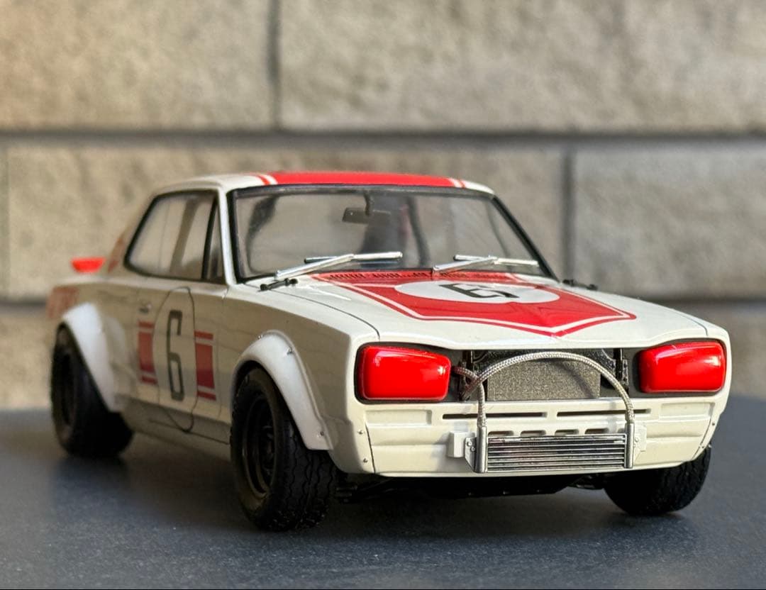 SKYLIN GT-R 1971年日本GP優勝車 1/24 完成品☆ GT-R