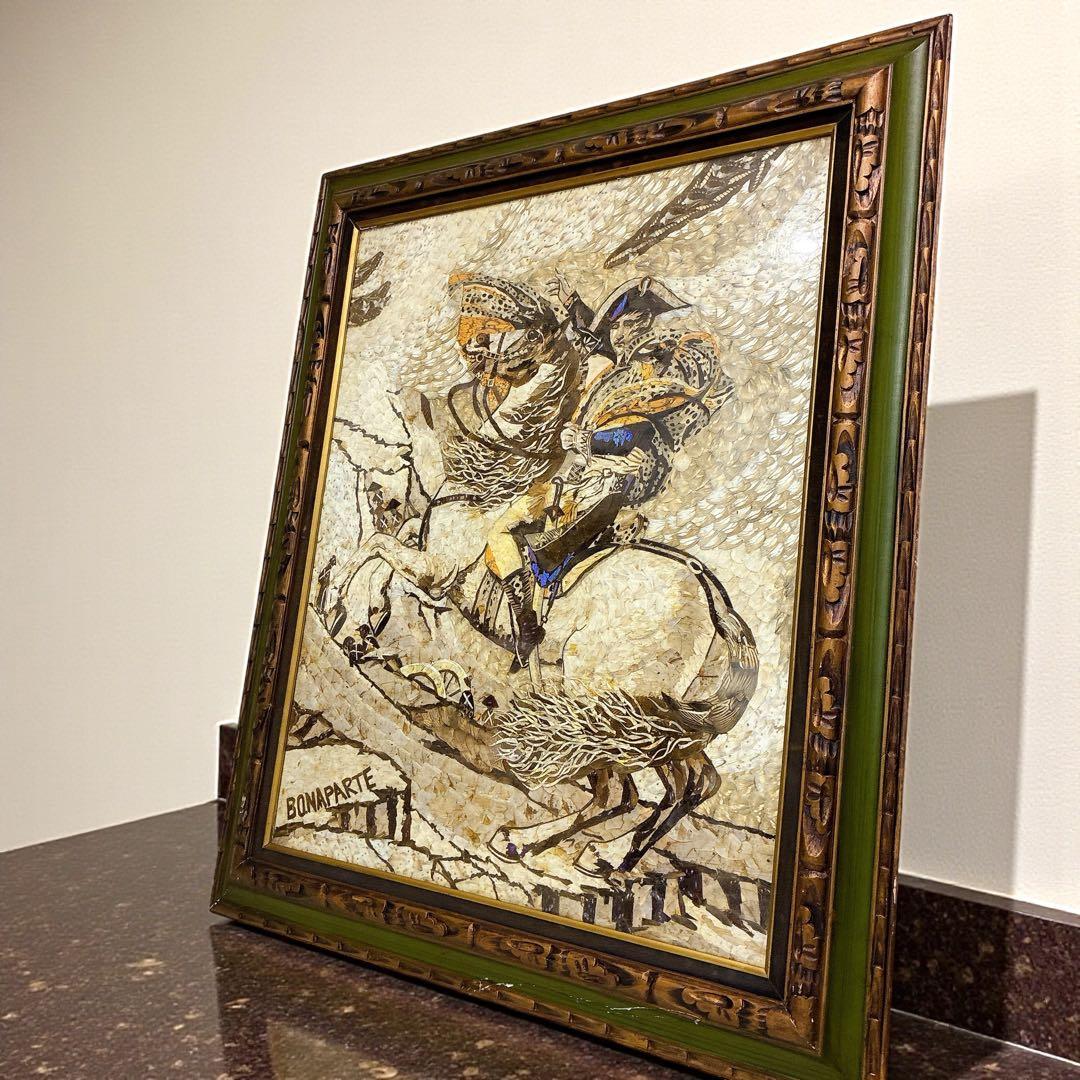 珍品 アンティーク 蝶画 羽 ナポレオン 特大サイズ ヴィンテージ レトロ 騎馬 610cDvGuQYL._AC_UF350,