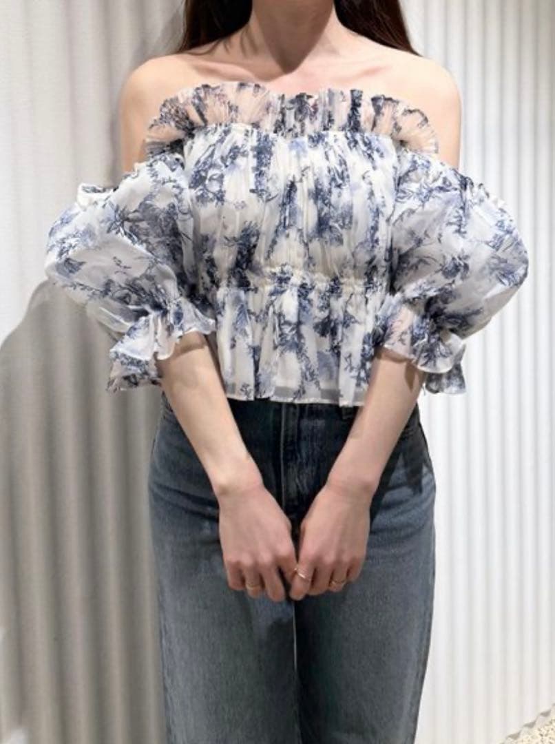 ギャザーオフショルブラウス ギャザーオフショルブラウス(シャツ・ブラウス)｜トップス｜SNIDEL