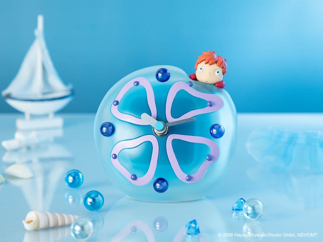 崖の上のポニョ★ポニョのクラゲ置時計 ポニョのクラゲ置時計｜三鷹の森ジブリ美術館オンラインショップ