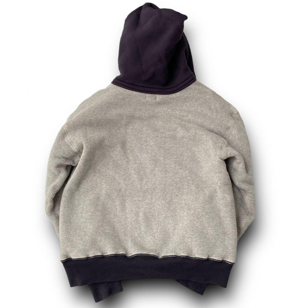 ウエアハウス ダブルフェイス 肉厚 後付け パーカー size 40 - メルカリ