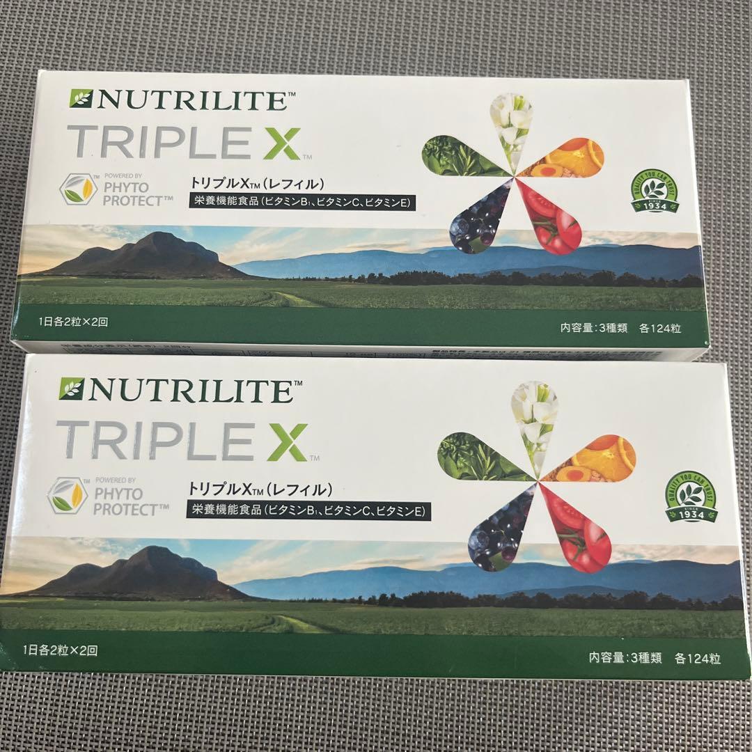 【新品未開封】nutrilite トリプルX 2箱　レフィル