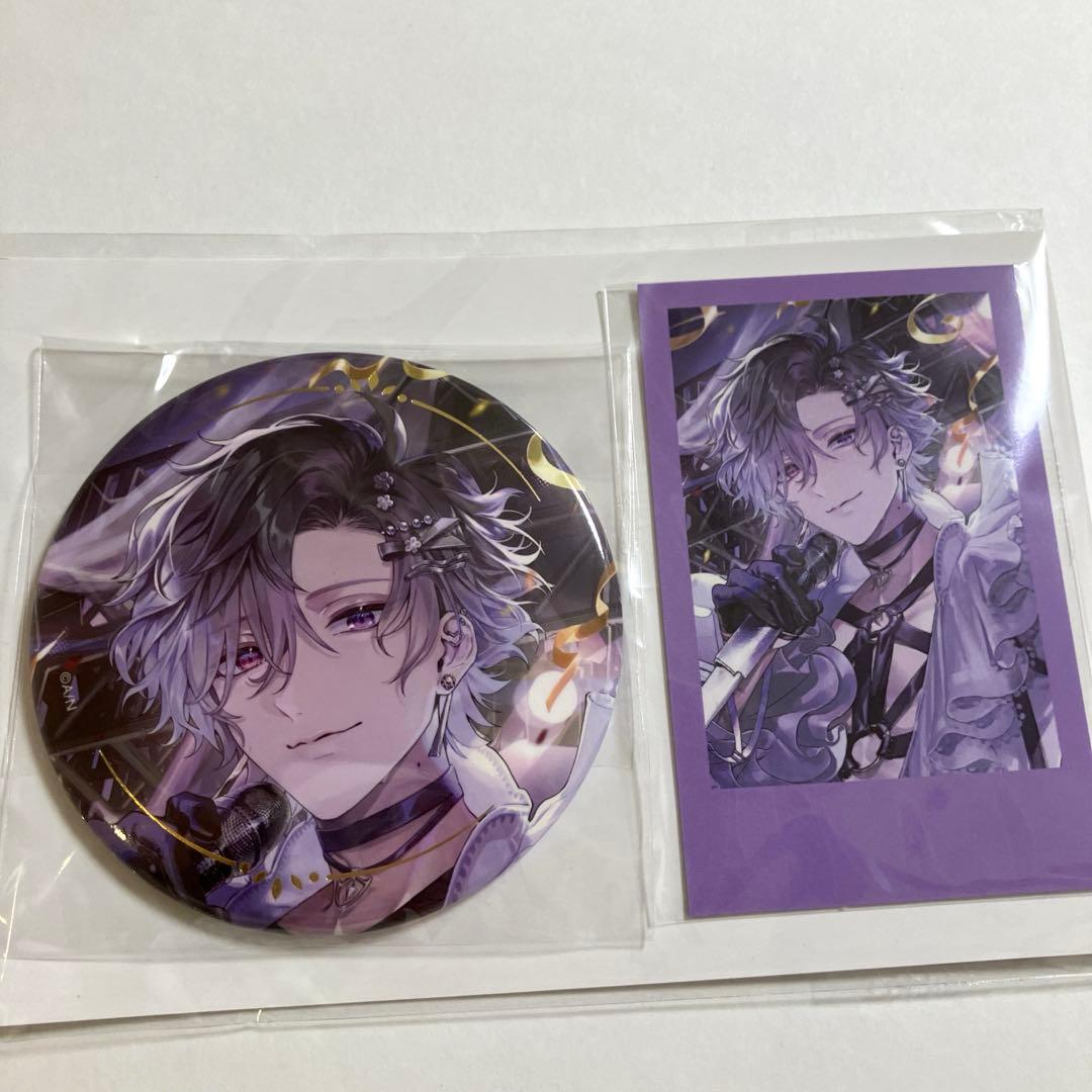 にじさんじEN 浮奇ヴィオレタ 誕生日 缶バッジ チェキ セット 2025