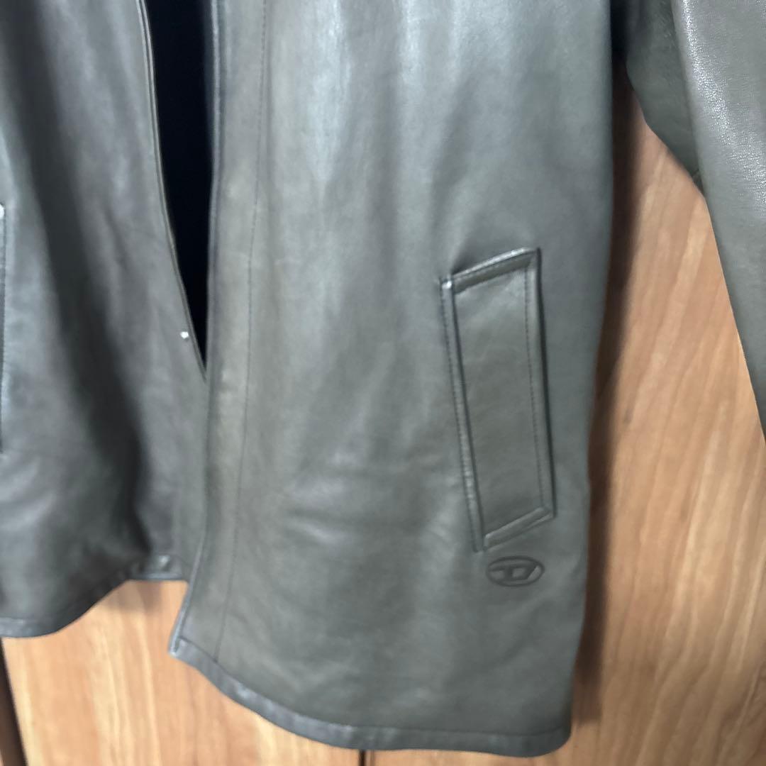 ディーゼル ラムレザーハーフコート L-NICO サイズ52 ¥198,000- - メルカリ