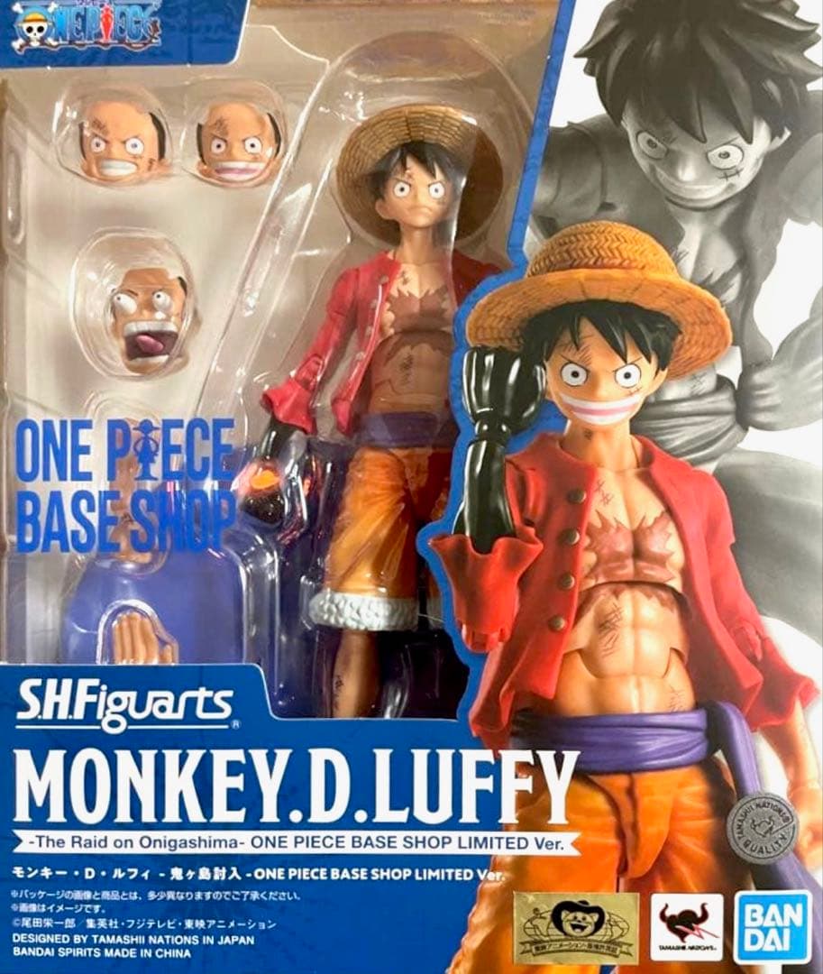 ONE PIECE BASESHOP S.H.Figuarts ルフィ鬼ヶ島討入