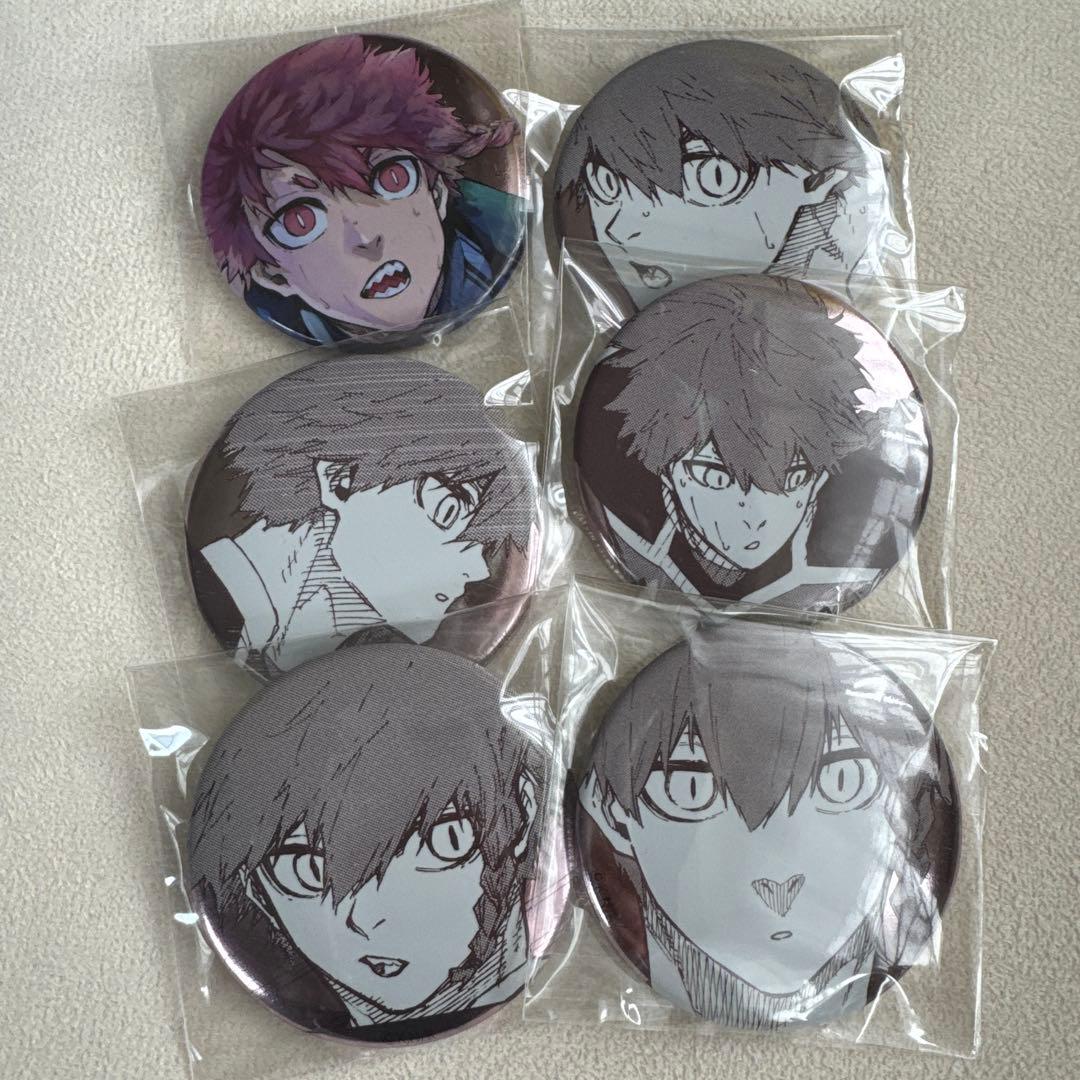 ブルーロック 原画展 推しキャラバッジ 缶バッジ 黒名蘭世 黒名 蘭世