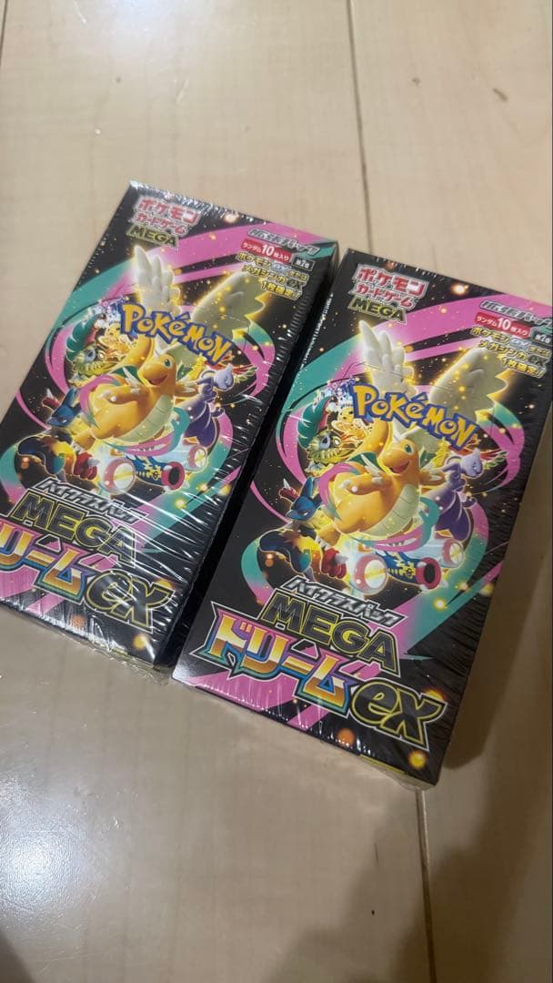ポケモンカードシュリンク付き　MEGAドライブEX2個BOX ポケモンカードゲーム MEGA ハイクラスパック MEGAドリームex BOX