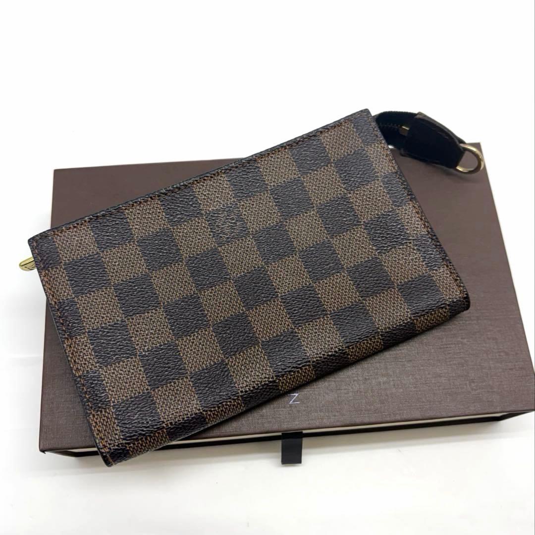 LOUIS VUITTON ルイヴィトン　ポーチ　ダミエ エベヌ