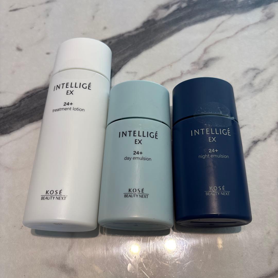 新品未開封！KOSE アンテリージェEX 24＋ 化粧水 朝用 夜用 乳液セット