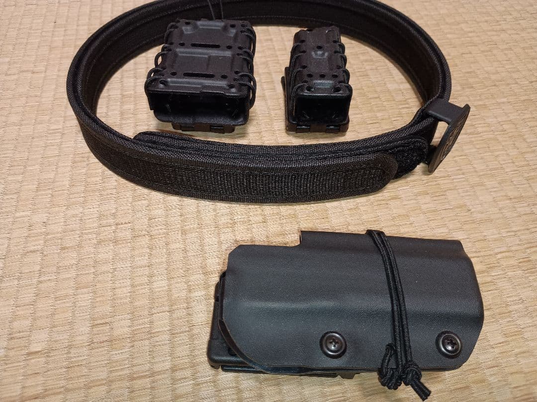 マルイ ハイキャパ用 カイデックスホルスター マガジンポーチ ベルト セット