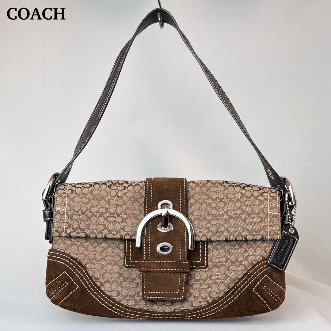 COACH ハンドバック ソーホー シグネチャー ブラウン 楽天市場】【布袋有り】COACH コーチ ソーホーシグネチャーサッチェル