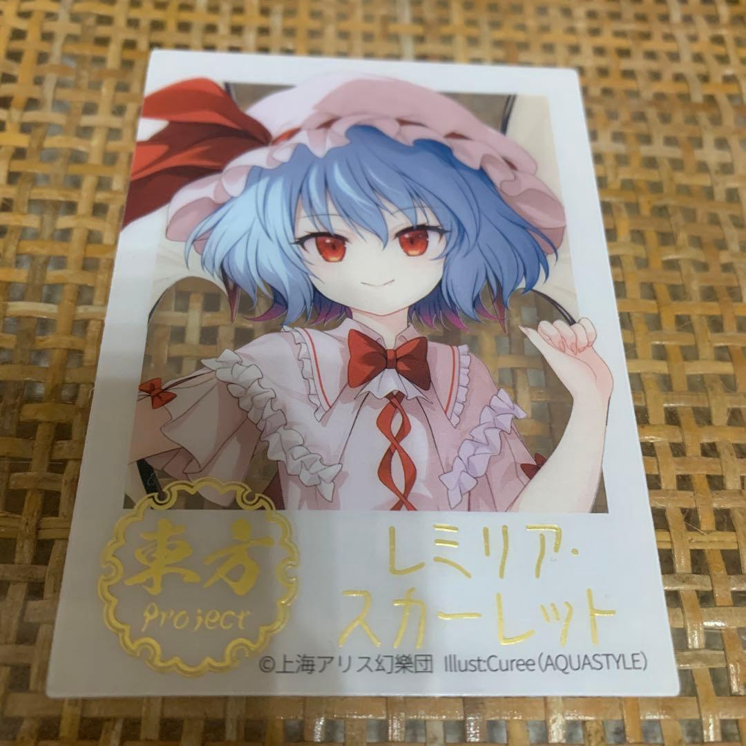 東方project クリアフォトカード レミリア ダイソー - メルカリ