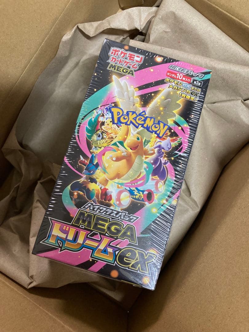 ポケモンカードゲーム メガドリームex BOX シュリンク付き