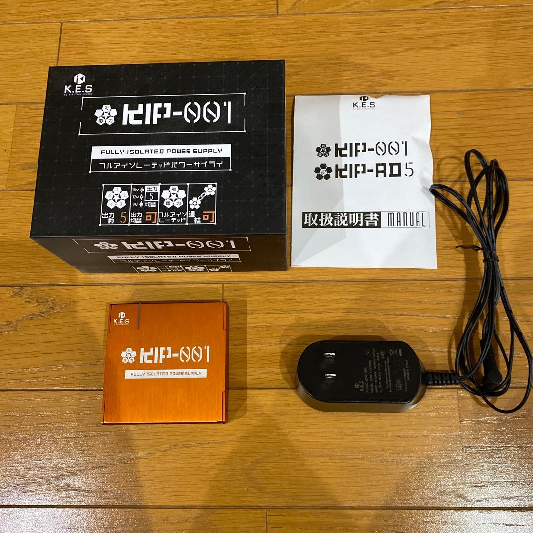 K.E.S. KIP-001 パワーサプライ フルアイソレーテッド K.E.S KIP-001【フルアイソレーテッドパワーサプライ】《エフェクター