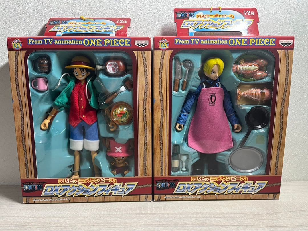 ワンピース DXアクションフィギュア ルフィ サンジ 初期 平成 レトロ