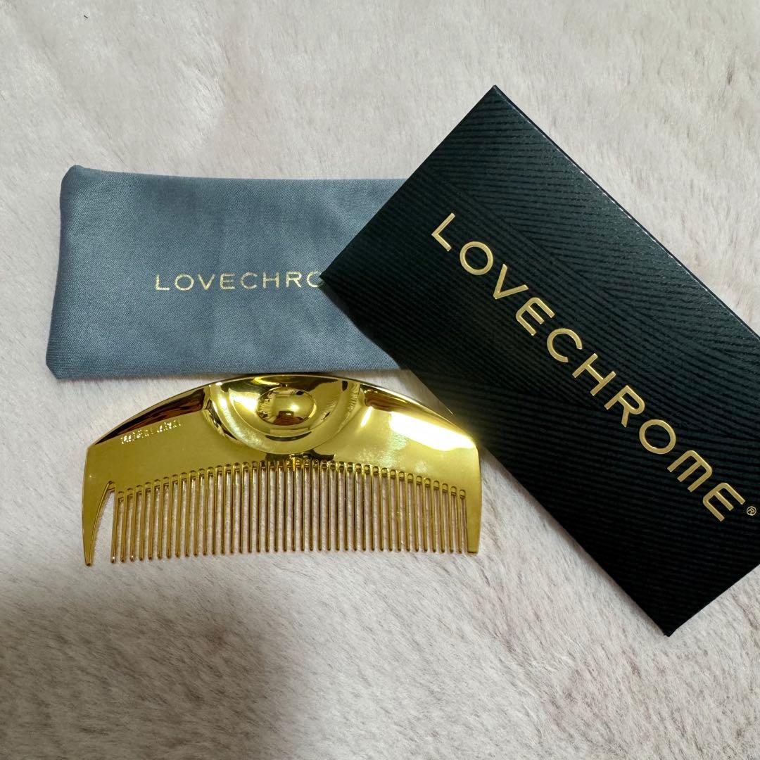 LOVECHROME ゴールド ヘアコーム