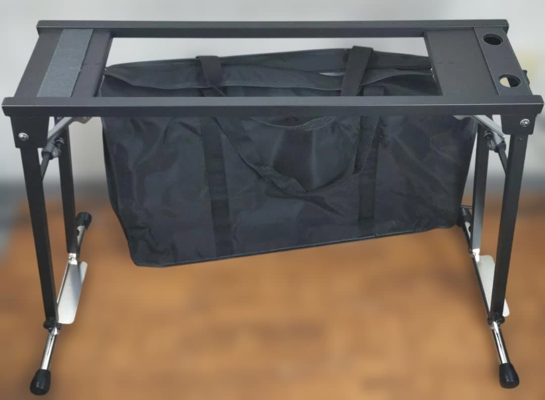 レア　琴スタンド ブラック 収納バッグ付き　OHASHI HS-600