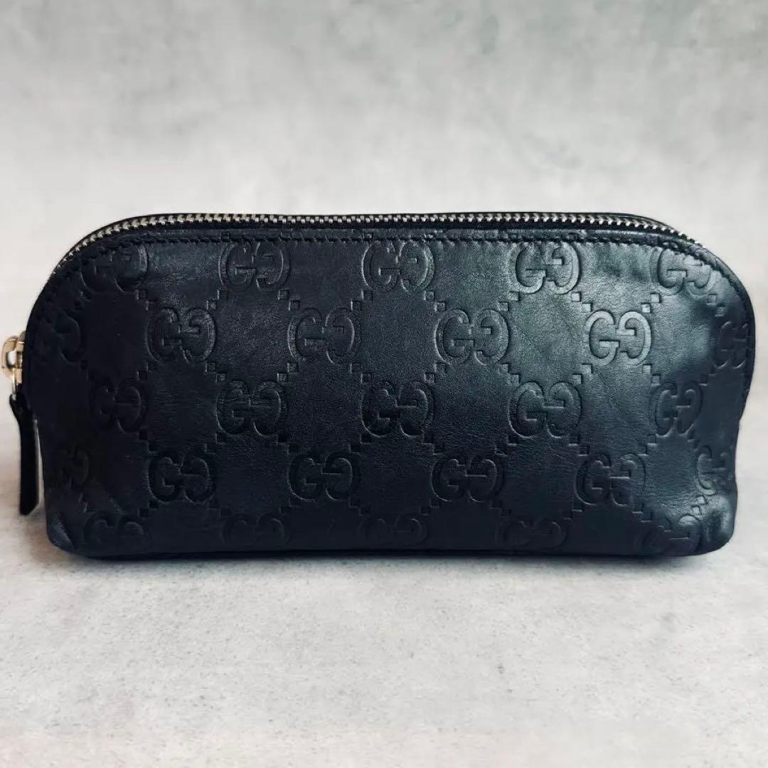 バッグ GUCCI GG Shima Leather Pouch GG 【並行輸入品】グッチ バッグ メンズ GUCCI セカンドバッグ