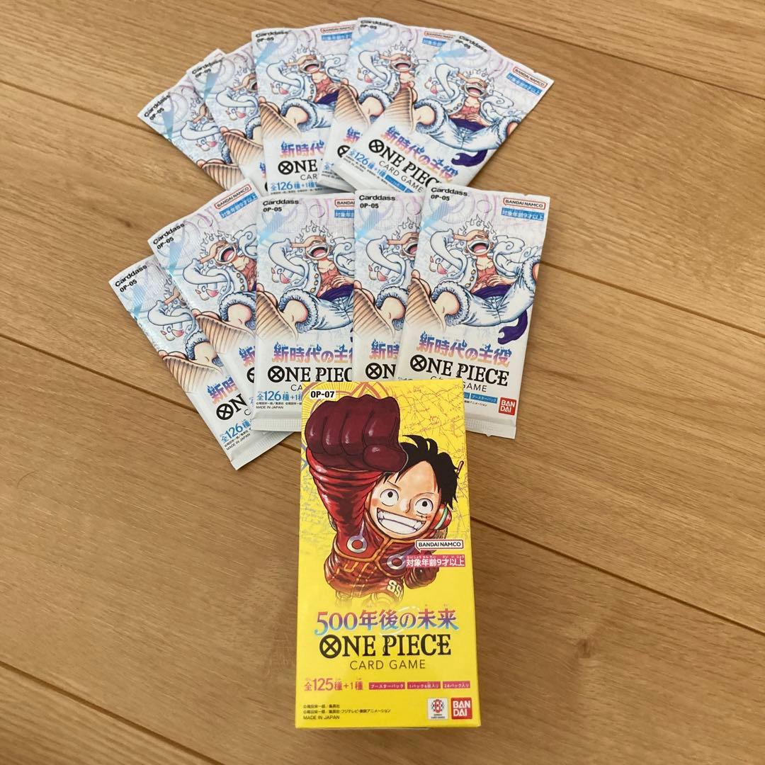 送料無料　ワンピース　500年後の未来　テープ付き　1box おまけ付き