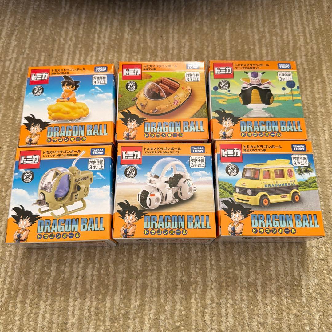 トミカ ドラゴンボール ミニカー 6個セット正規品 ドリームトミカ トミカ×ドラゴンボール 4台セット｜ドリームトミカ