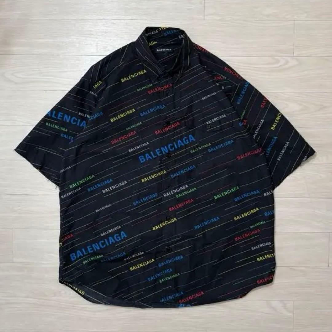 BALENCIAGA 半袖シャツ ロゴプリント