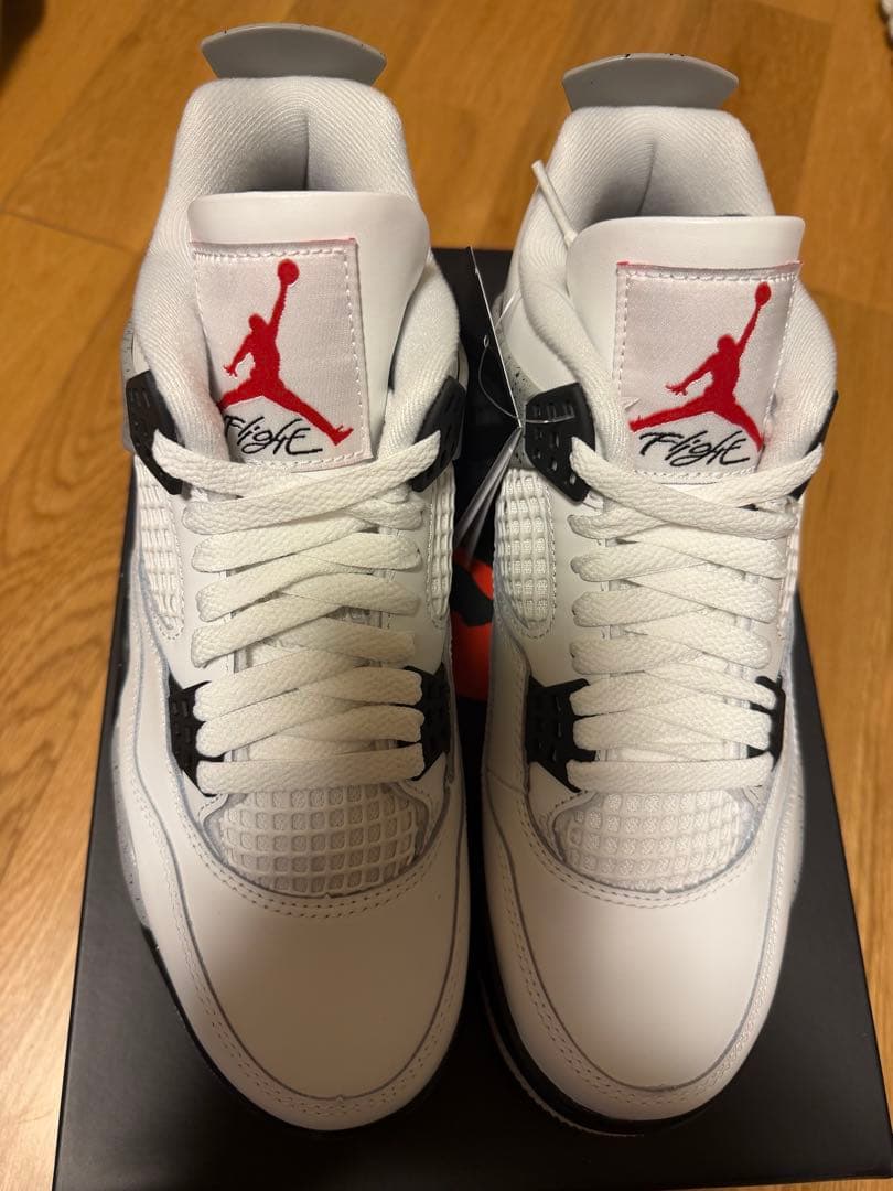Air Jordan 4 ホワイト/ブラック/グレー/レッド