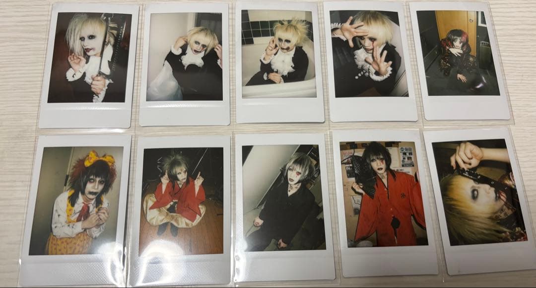 ①黒百合と影 烏名鳴 メメント・モリ 哀 チェキ 10枚セット