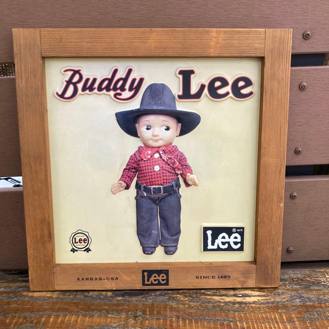 Buddy Lee 人形 Lee 木製看板　バディーリー