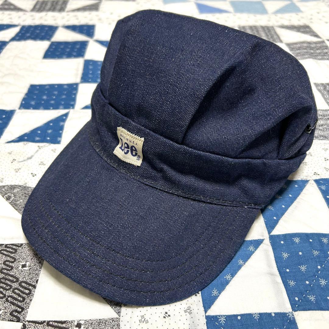 希少サイズ XL デッドストック 70s Lee デニムワークキャップ