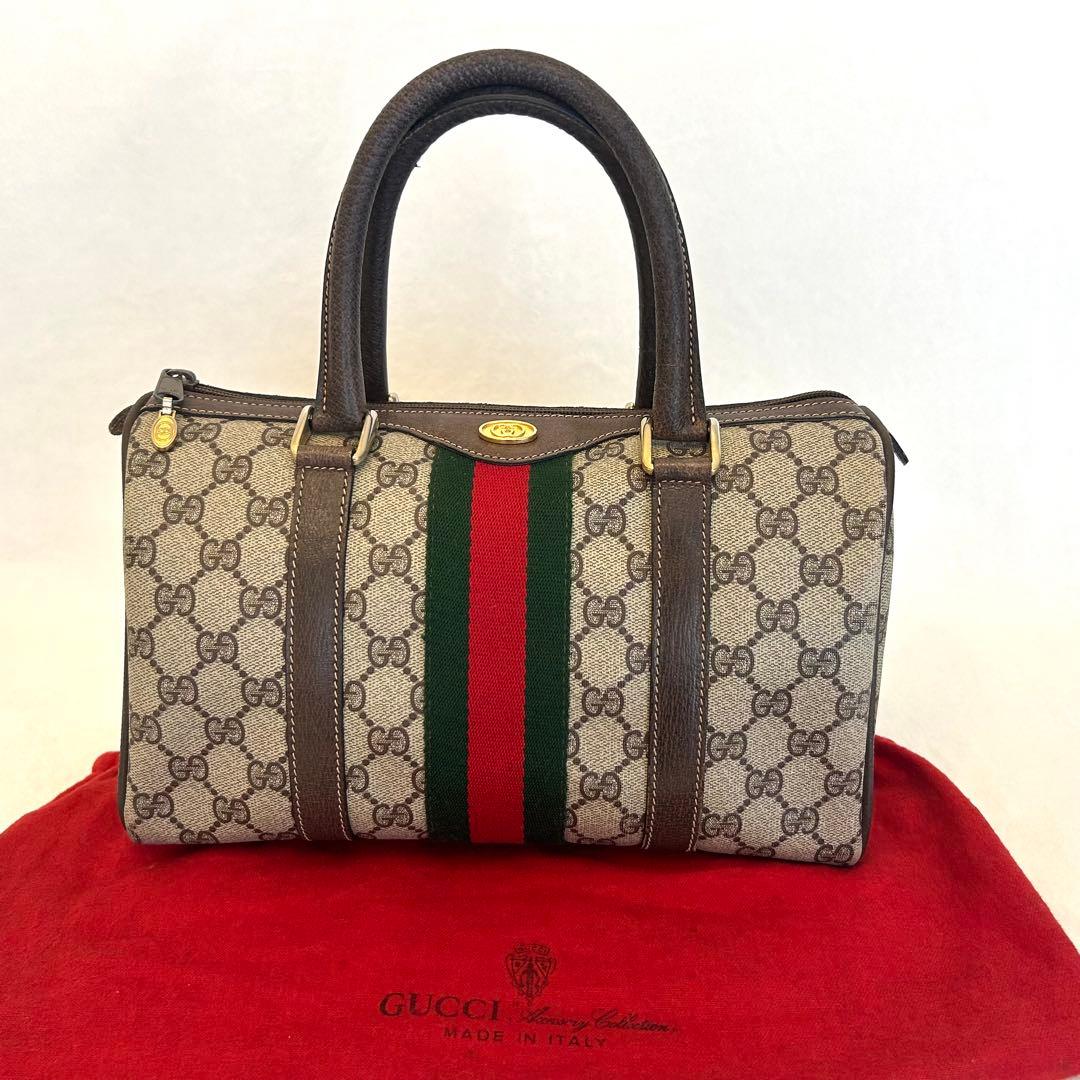 GUCCI グッチ ミニボストン シェリーライン