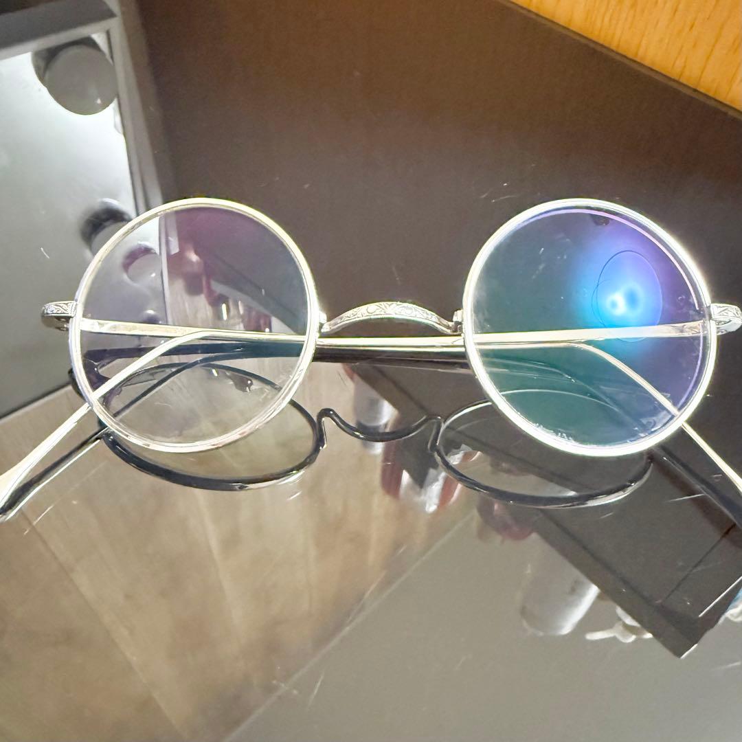 白山眼鏡店 銀製一山 メガネ 純銀一山 ラウンド