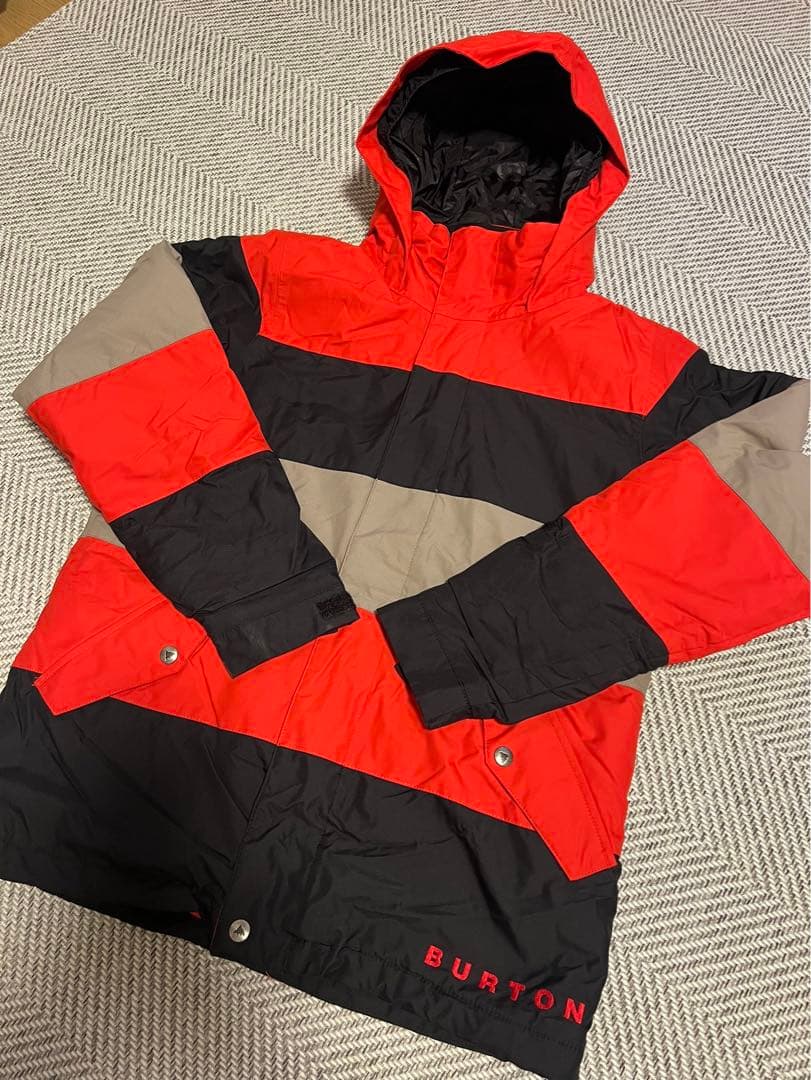 値下げ中　BURTON スノーボードジャケット 赤/黒/グレー