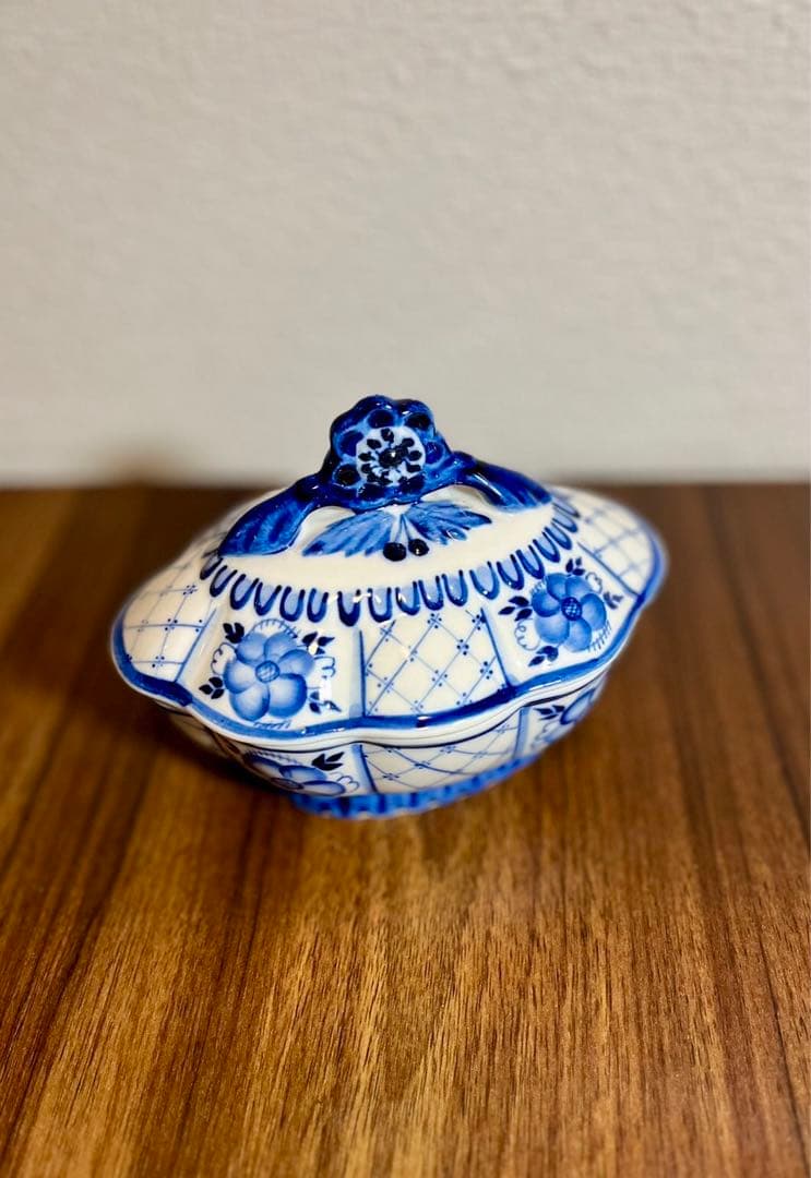 GZHELグジェリ陶器　ジャム入れ ロシア雑貨店マリンカ / グジェリ陶器 ジャム入れ小鉢gz206